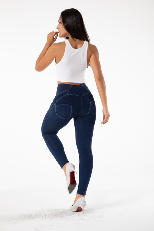 Jeans Levantacaderas con Cuatro Botones para Fitness Mujer - Image 13