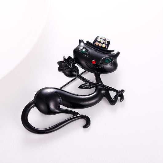 Broche Gato Negro de Lujo - Image 7