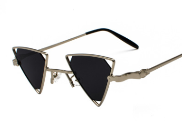Gafas de Sol Punk Triángulo Hueco - Estilo Europeo Metálico - Image 14