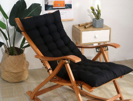 Silla Mecedora de Ratán para Todas las Estaciones con Cojín de Asiento - Image 3