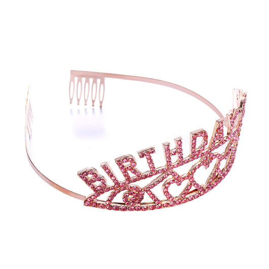 Corona Diamante Brillante para Fiesta de Cumpleaños - Set de Diadema Decorativa para Prom - Image 33