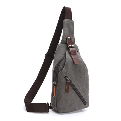 Bolso de Pecho de Lona para Hombro o Cruzado - Image 8
