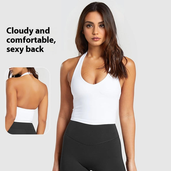 Sujetador Deportivo Halter con Soporte Anti-impacto y Control Total