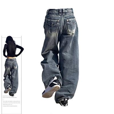 Jeans Vintage de Cintura Alta para Mujer - Image 7