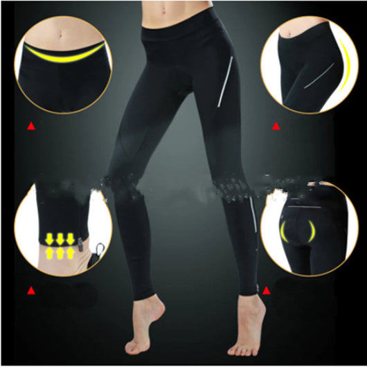 Pantalones Ciclismo Reflectantes Negros Transpirables - Image 5