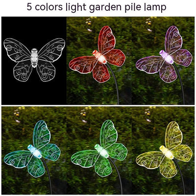 Lámpara Solar Mariposa para Jardín - Image 4