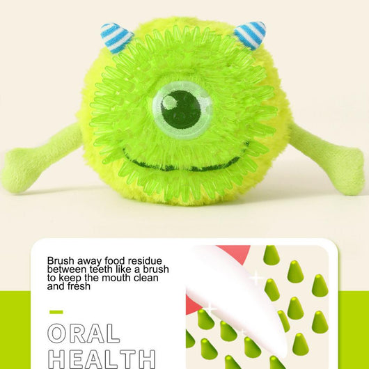 Juguete Interactivo para Perros con Sonido - Pelota Multifuncional para Limpiar Dientes - Image 9