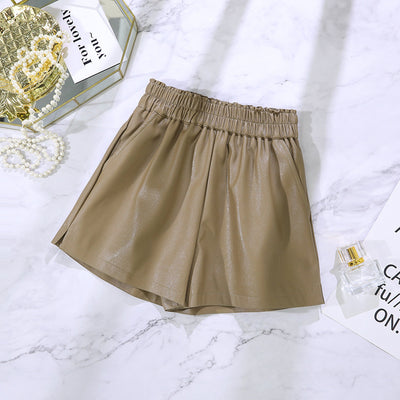 Shorts Holgados de Cintura Alta y Pierna Ancha