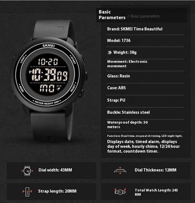 Reloj Deportivo Multifunción Qinglu para Aventuras al Aire Libre - Image 8