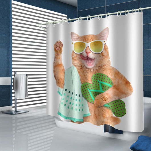 Cortina de Baño Impermeable de Poliéster Premium - Image 5