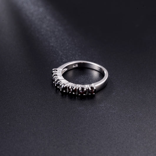 Anillo Retro Europeo con Turmalina Incrustada - Joya Gemológica para Mujer - Image 9