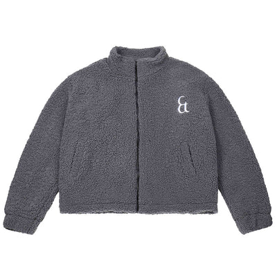 Abrigo Retro de Lana de Cordero Grueso para Hombre - Cuello Alto Otoño Invierno - Image 8
