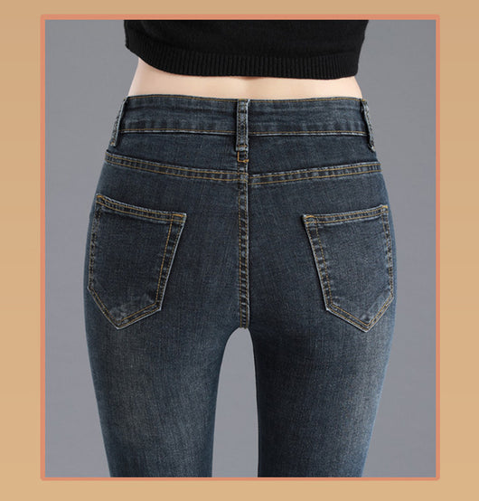 Pantalones de Mezclilla Cintura Alta Ajustados para Mujer - Image 14