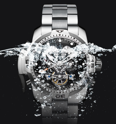 Reloj Mecánico Hombre Esfera Grande Resistente al Agua con Luminiscencia Potente - Image 8