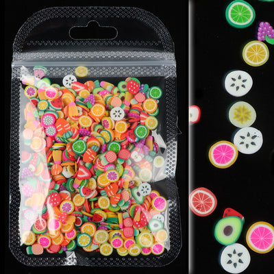 Arcilla Suave para Uñas - Decoraciones de Frutas Verano con Fotocurado - Image 9
