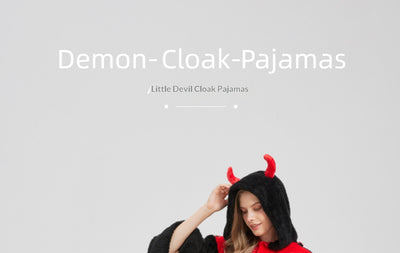 Capa Flanela Diablillo Halloween - Disfraz Infantil Cartoon - Image 11