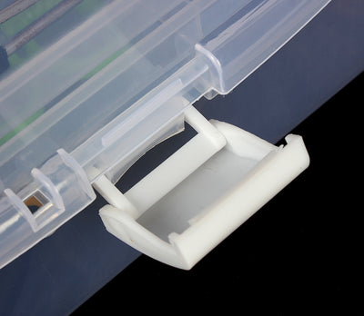 Caja de herramientas artística de 2 niveles con compartimentos - Image 27