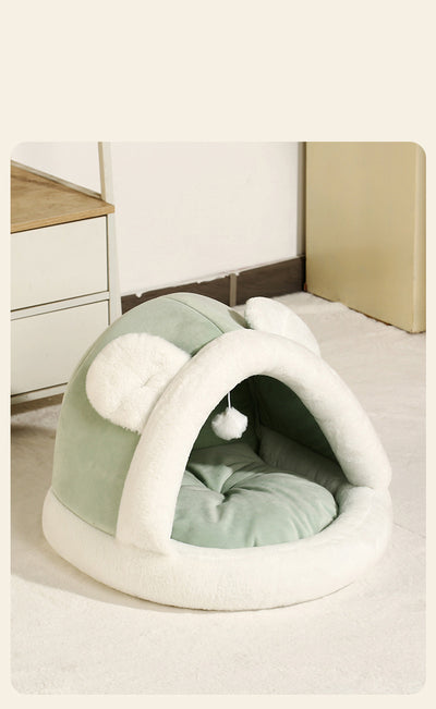 Cama Cueva Térmica para Gatos y Perros Pequeños - Refugio Acogedor - Image 13