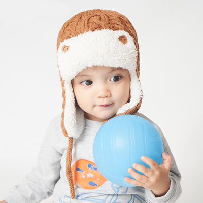 Gorro de Lana para Niños con Protección Térmica en Orejas