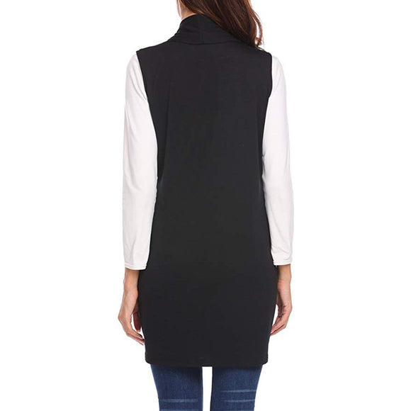 Chaleco Desflecado Talla Grande - Top Elegante sin Mangas