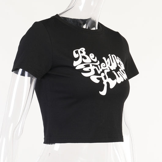 Blusa Corta Crop Top de Cintura Alta con Manga Corta - Image 10