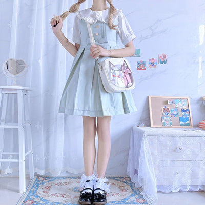 Bolsa Transparente para Muñecas de Gato Japonés Adorable de Algodón - Image 14