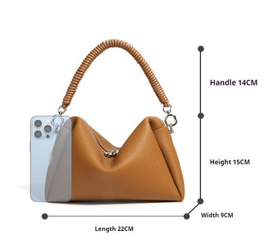 Bolso Mensajero de Cuero Genuino para Mujer - Image 10
