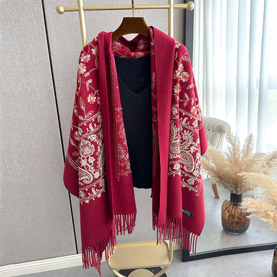 Chal Bordado Étnico para Mujer - Diseño Tradicional - Image 21