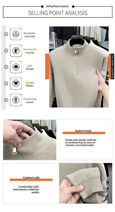 Polera Térmica Tejida para Hombre - Diseño Moderno y Versátil - Image 34