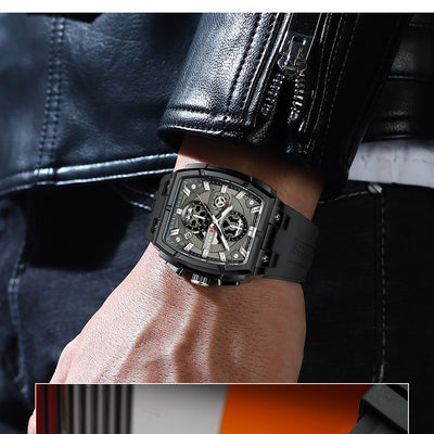 Reloj de Pulsera Hombre Impermeable con Calendario y Seis Agujas - Image 20