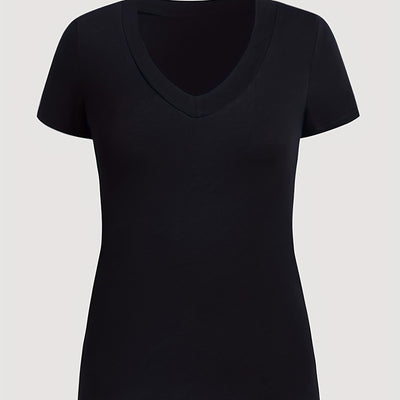 Blusa Escote V Ajustada para Mujer - Image 2