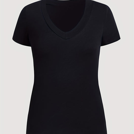 Blusa Escote V Ajustada para Mujer - Image 2