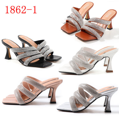 Tacones Altos Brillantes para Mujer - Sandalias Estileto Cómodo para Fiesta - Image 14