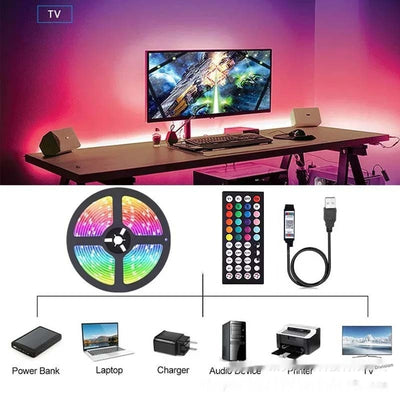 Tira LED RGB USB 5V con Control Bluetooth y App Móvil - Image 14