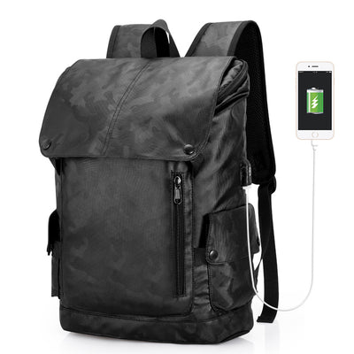 Mochila Retro Casual para Hombre - Diseño Minimalista Estudiante - Image 6