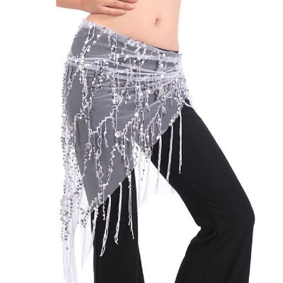 Cinturón de Cadera con Lentejuelas y Borlas para Danza - Image 10