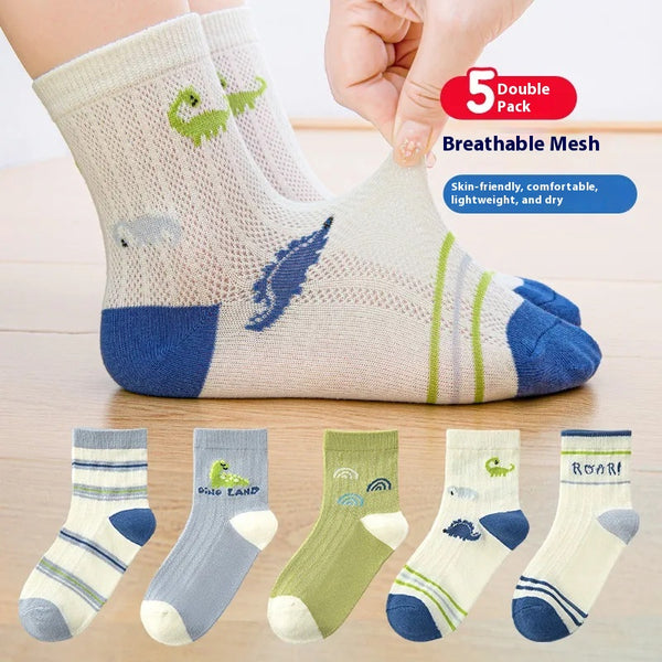 Calcetines Tubo Infantiles Transpirables Primavera Verano