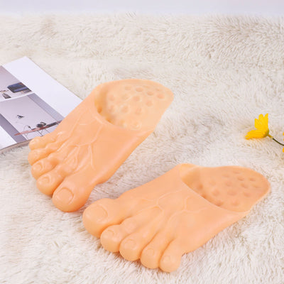 Pantuflas Creativas con Forma de Pie Grande para Hombre y Mujer - Image 4