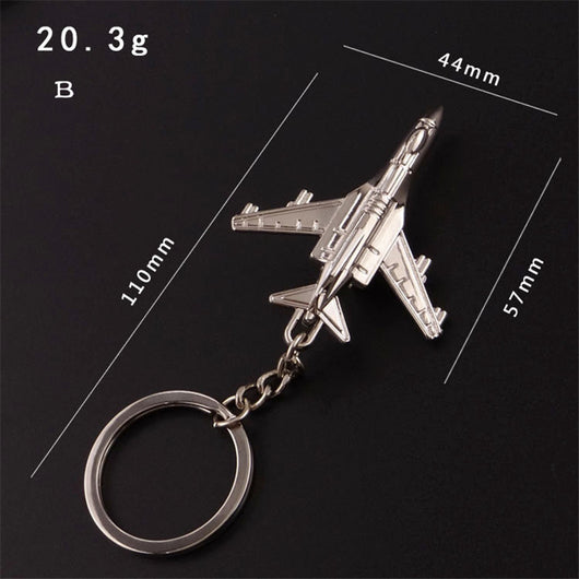 Llavero Personalizado de Caza a Reacción - Modelo Coleccionable de Aviación - Image 3