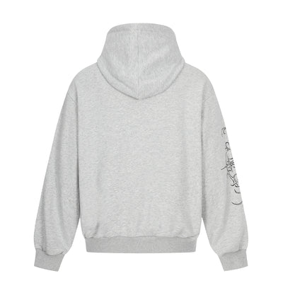 Sudadera con Capucha Retro Estilo Europeo Americano con Tachuelas Cruzadas para Hombre - Image 9