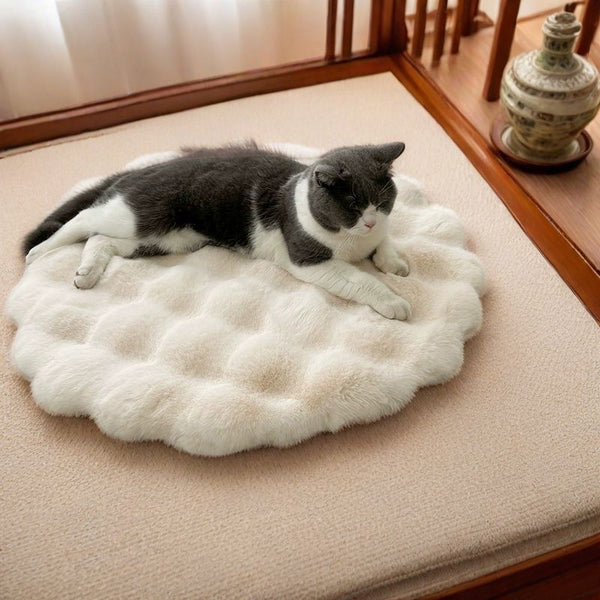 Cama Redonda Térmica para Mascotas - Confort Otoño Invierno