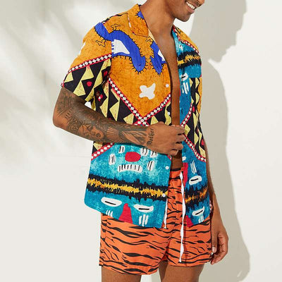Camisa de Playa para Hombre de Manga Corta - Image 13