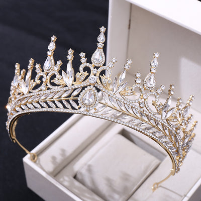 Diadema Nupcial de Cristal Barroco - Corona Grande para Novia - Image 3