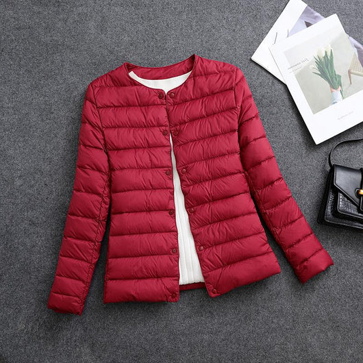 Chaqueta Térmica Ligera Cuello Redondo para Mujer - Image 9