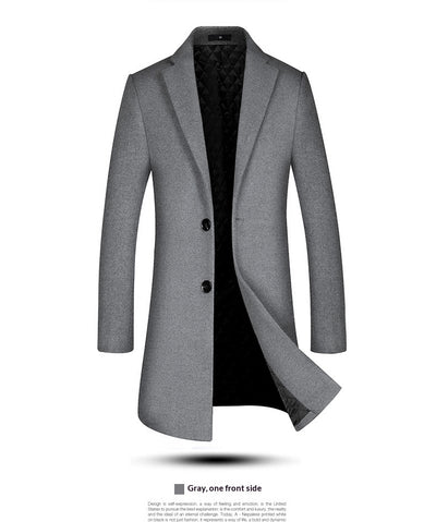 Abrigo Minimalista Slim Fit para Hombre - Image 16