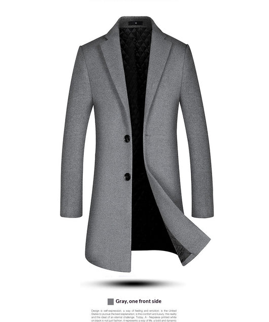 Abrigo Minimalista Slim Fit para Hombre - Image 16