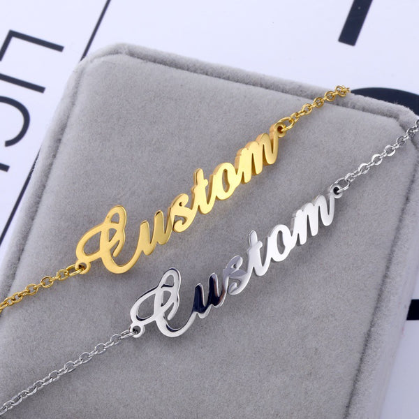 Pulsera Acero Inoxidable Personalizada con Nombre