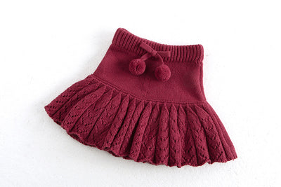 Falda Pantalón Plisada Retro Hueca para Niñas - Image 18