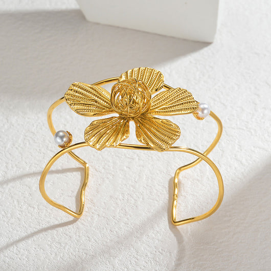 Pulsera Hueca Moderna con Diseño Europeo y Americano - Image 21