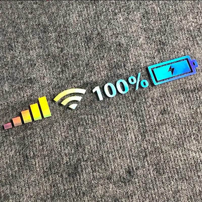 Calcomanías Vinilo WiFi y Señal para Auto - Decoración Exterior Moderna - Image 3